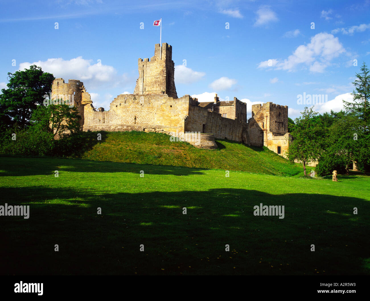 Prudhoe Castle, Prudhoe, Northumberland, England Stock Photo Alamy