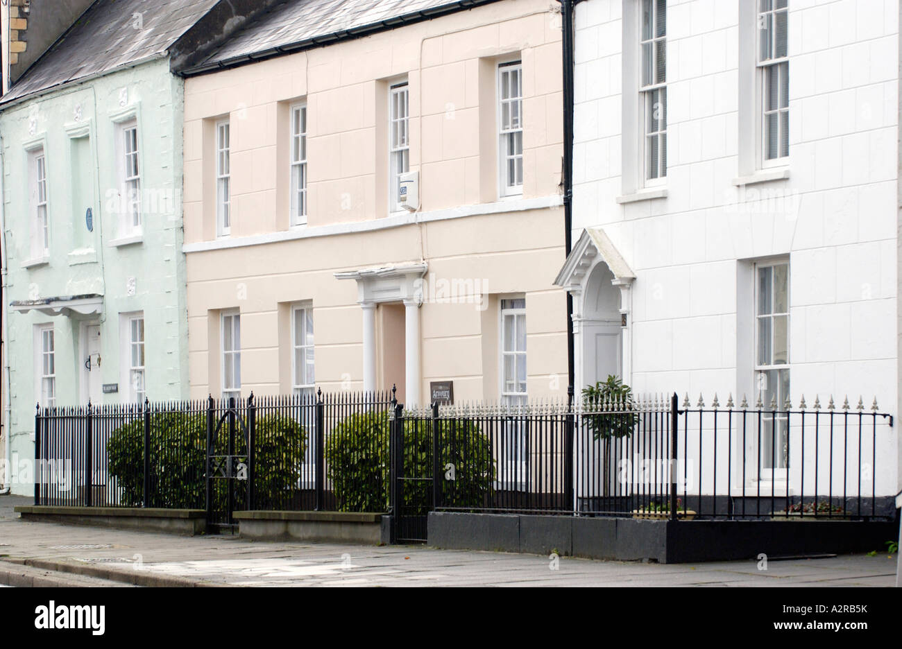 Terrace of traditional houses in Cowbridge Vale of South