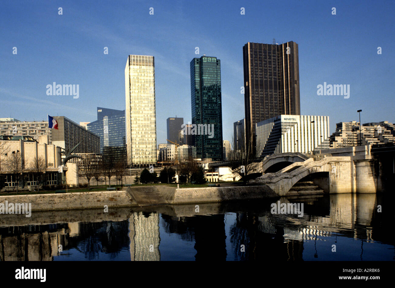 La Défense  business district Paris Ville de Paris bordering Neuilly-sur-Seine, France Stock Photo