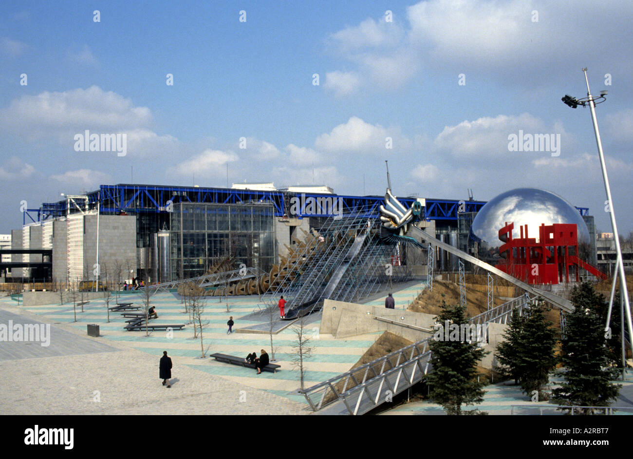 La Geode Parc de La Villette  Paris France French Stock Photo