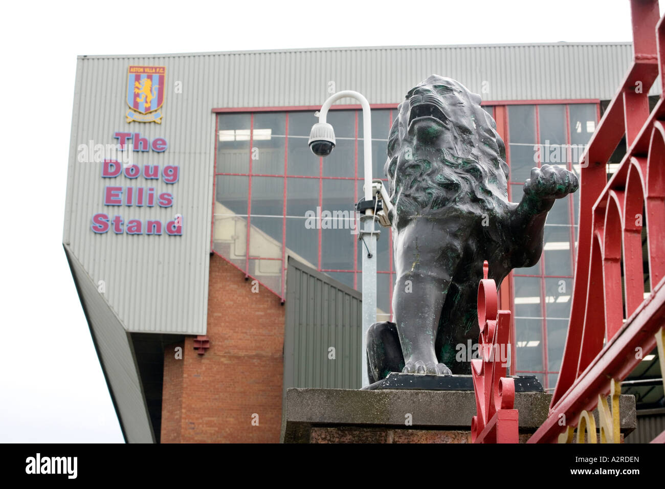 The Doug Ellis stand at Villa Park in Birmingham Stock Photo