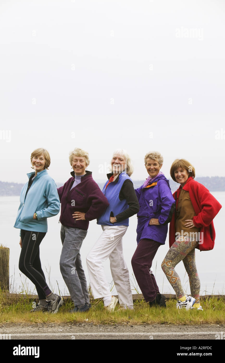 Five white women hi-res stock photography and images - Alamy