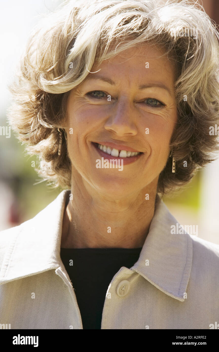 Attractive middle aged blonde woman hi-res stock photography and images ...