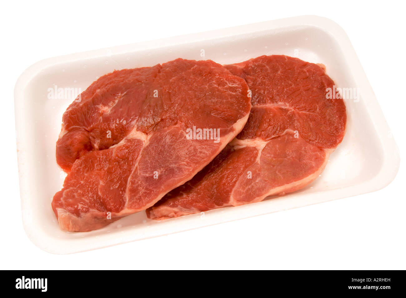 lambs sheep meat fillet filet steak piece of sirloin tenderloin Stock Photo