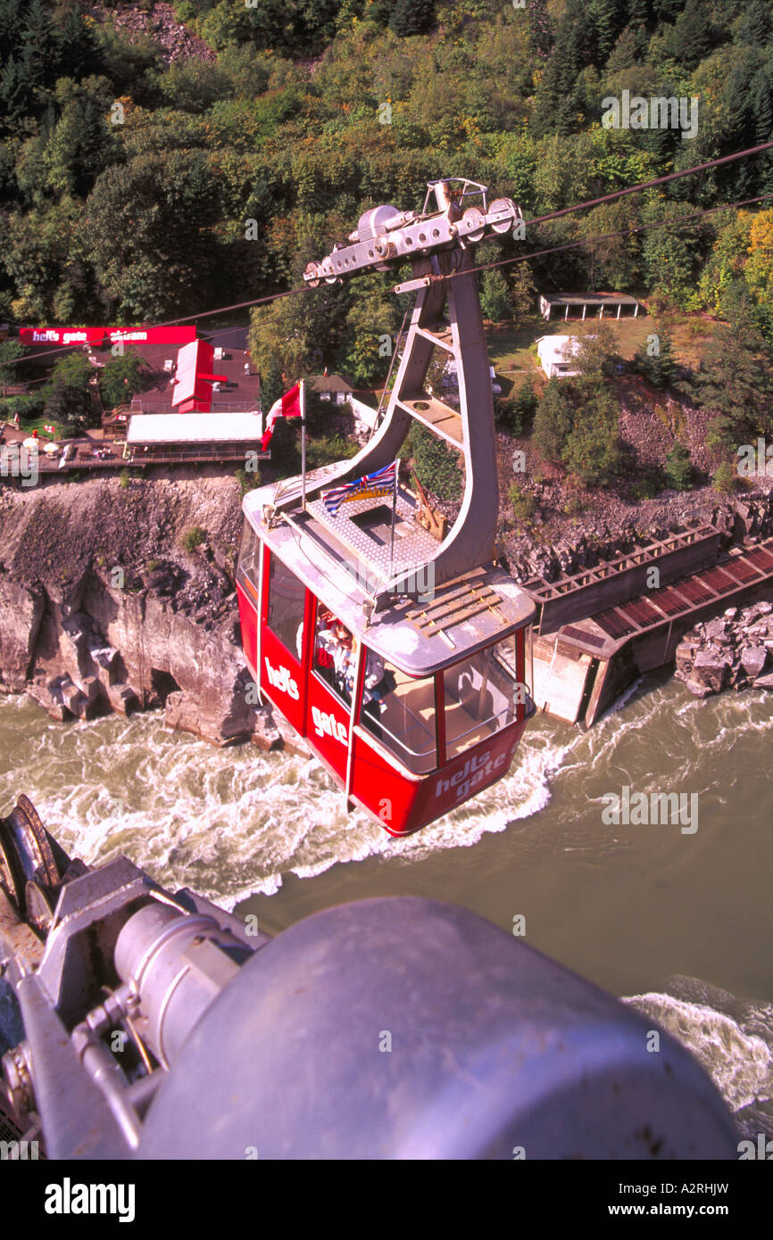 Hell's Gate Airtram / Cable Car over the Fraser River and Fishway in