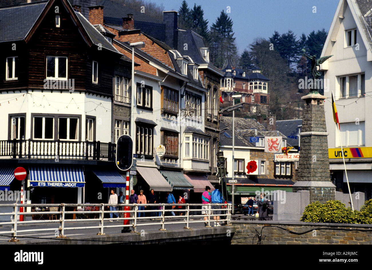 Lesse Belgium  Belgian Ardenne Ardennes tourism tourist country travel journey destination lifestyle holiday vacation Stock Photo