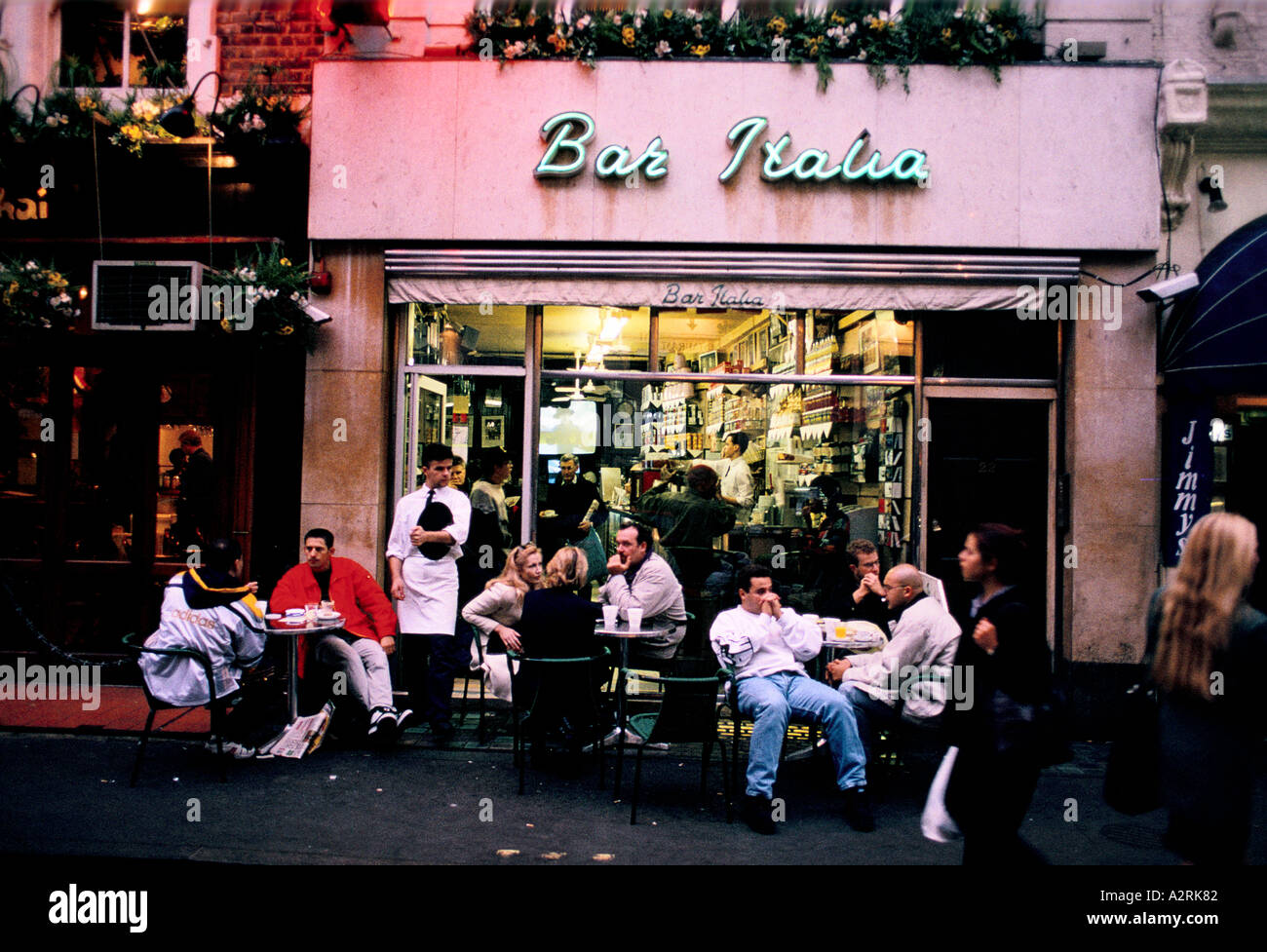 bar italia, old compton street, london uk Stock Photo Alamy
