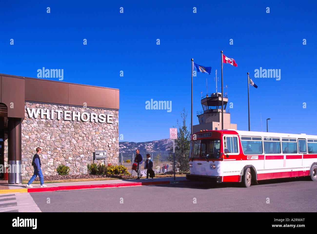 The Airport at Whitehorse Yukon Territory Canada Stock Photo Alamy