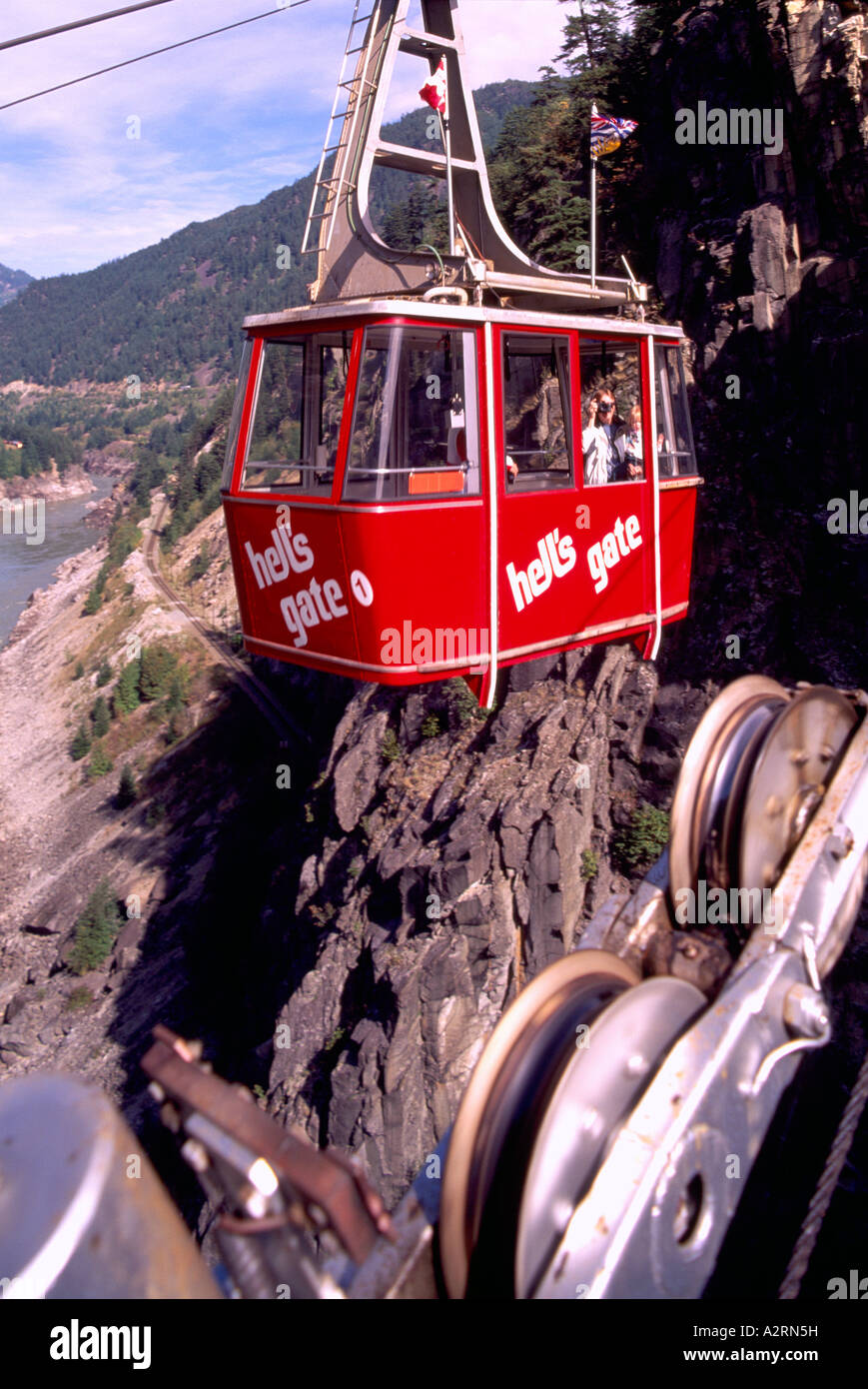Hell's Gate Airtram / Cable Car over the Fraser River in the Fraser