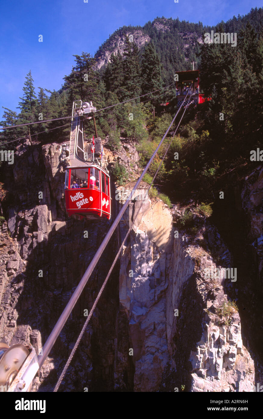 Hell's Gate Airtram / Cable Car in the Fraser Canyon, BC, British