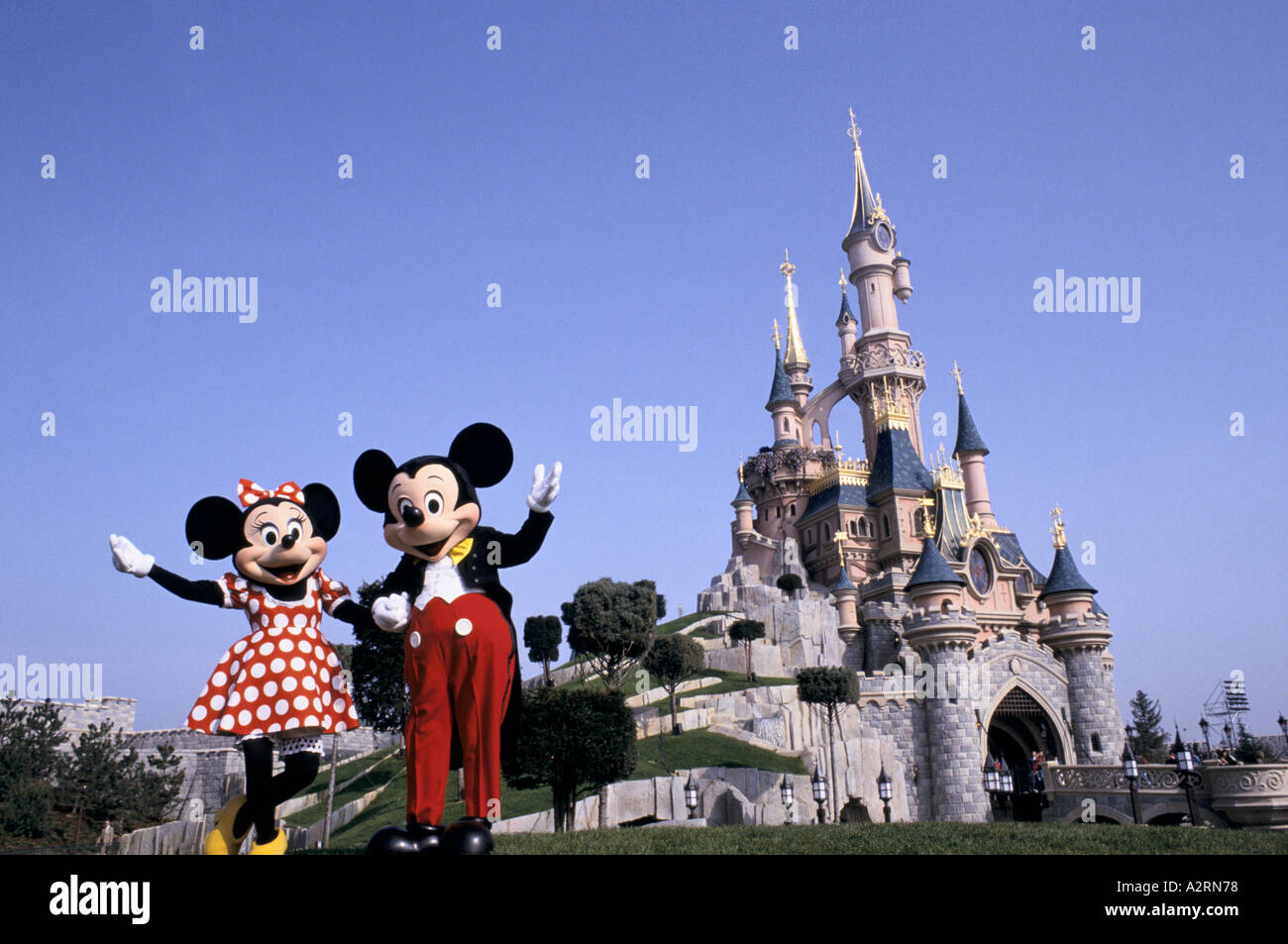 Eurodisney france april Stock Photo