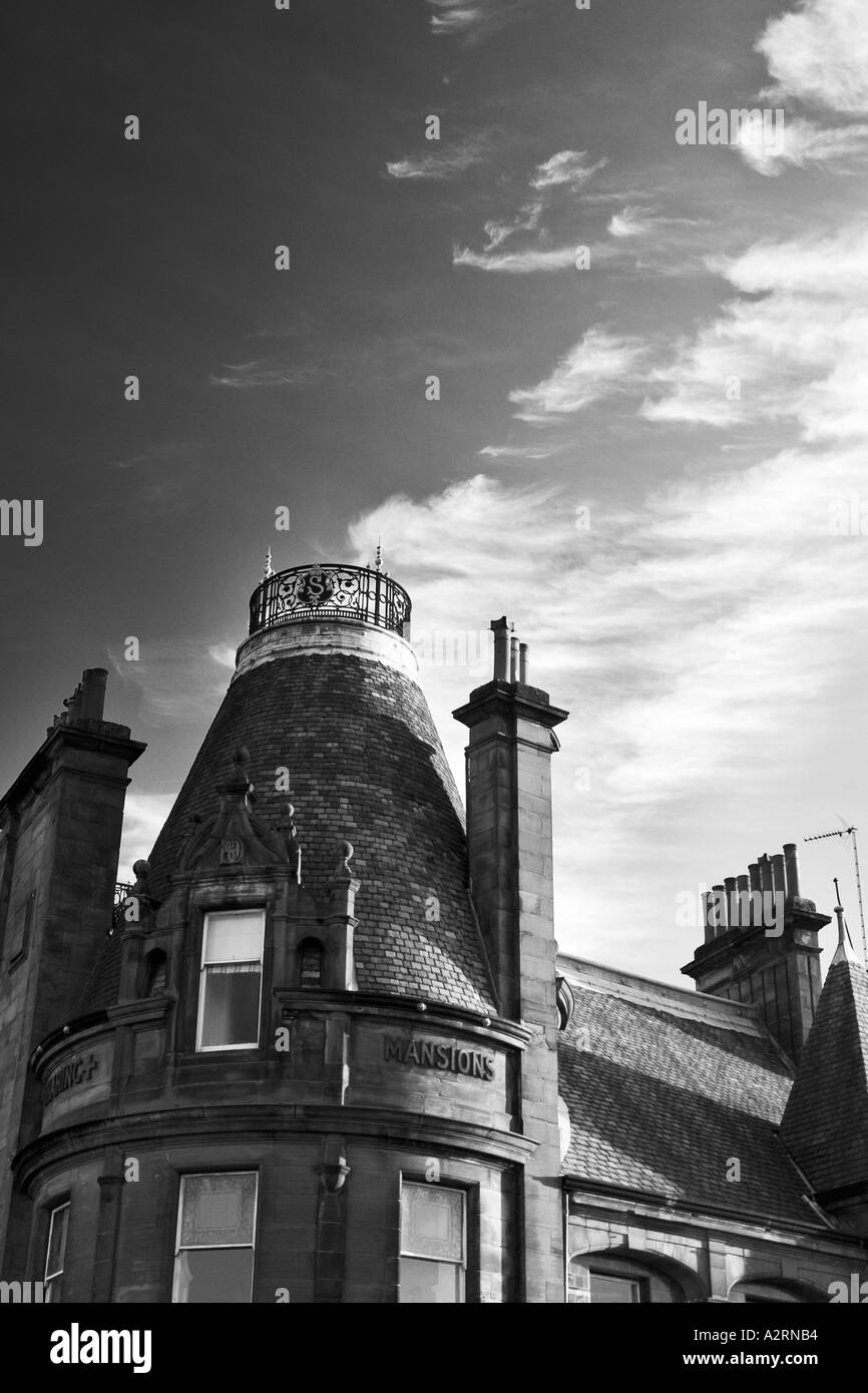 Mansions uk Black and White Stock Photos & Images - Alamy