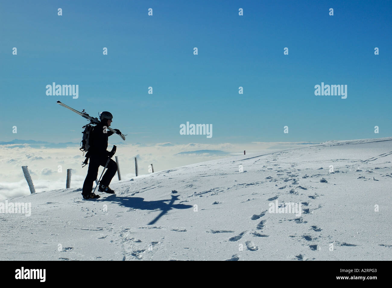Mountaineer in high mountain hi-res stock photography and images - Alamy