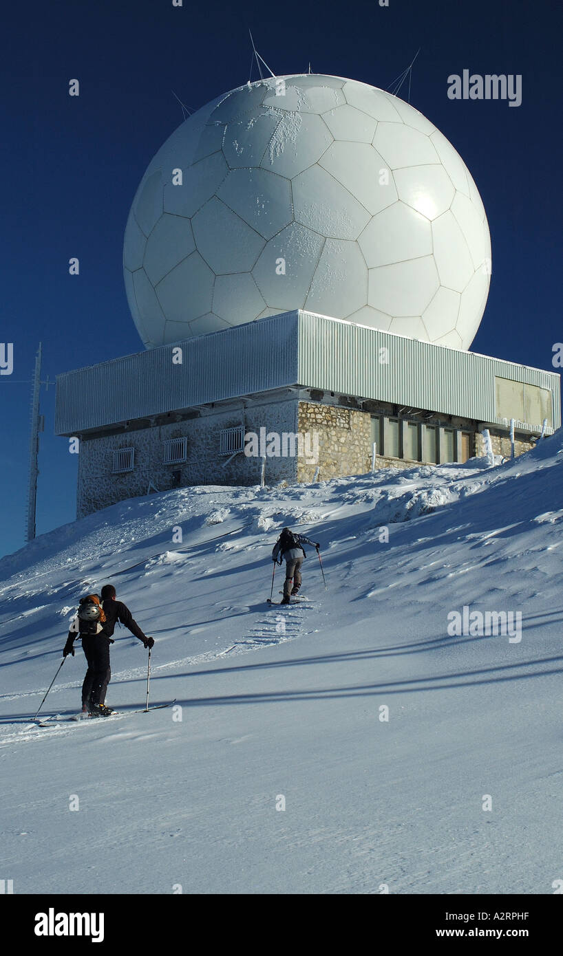 Radar dome Stock Photo