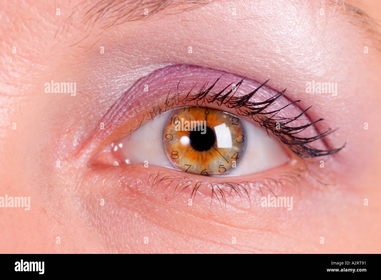 Closeup woman eye hi-res stock photography and images - Alamy
