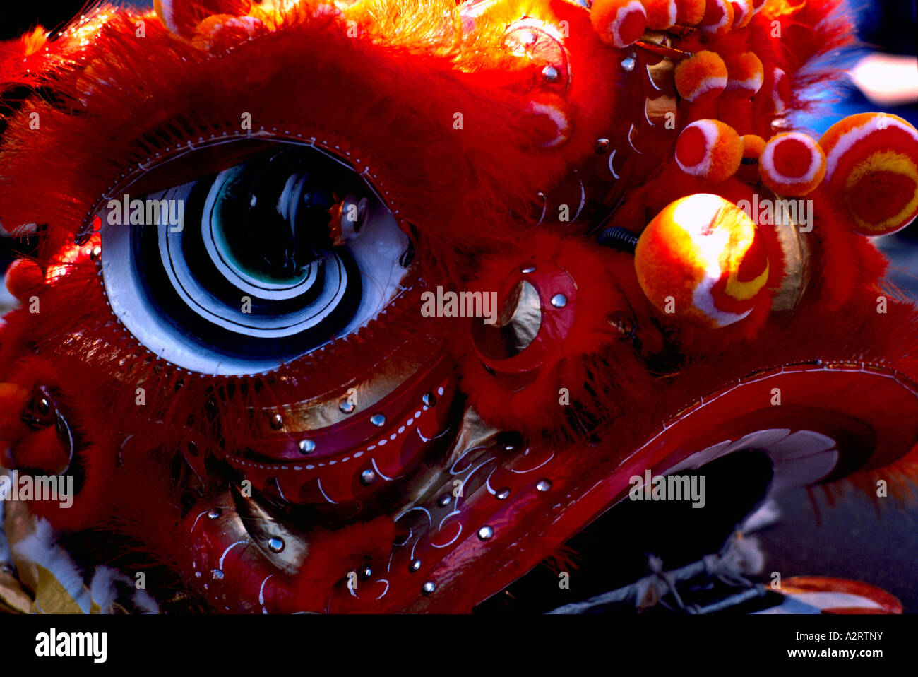 chinese new year lion mask craft