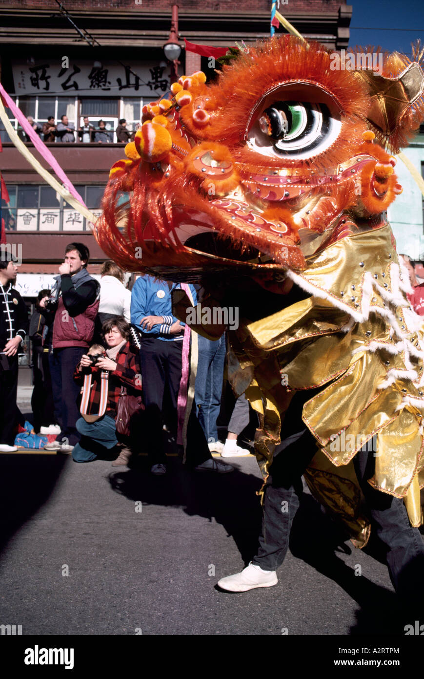chinese new year lion parade