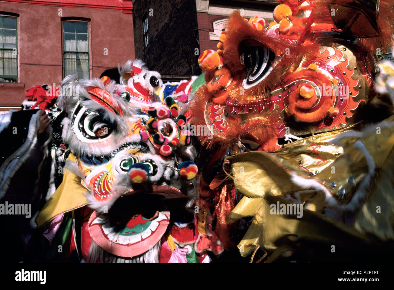 chinese new year lion parade