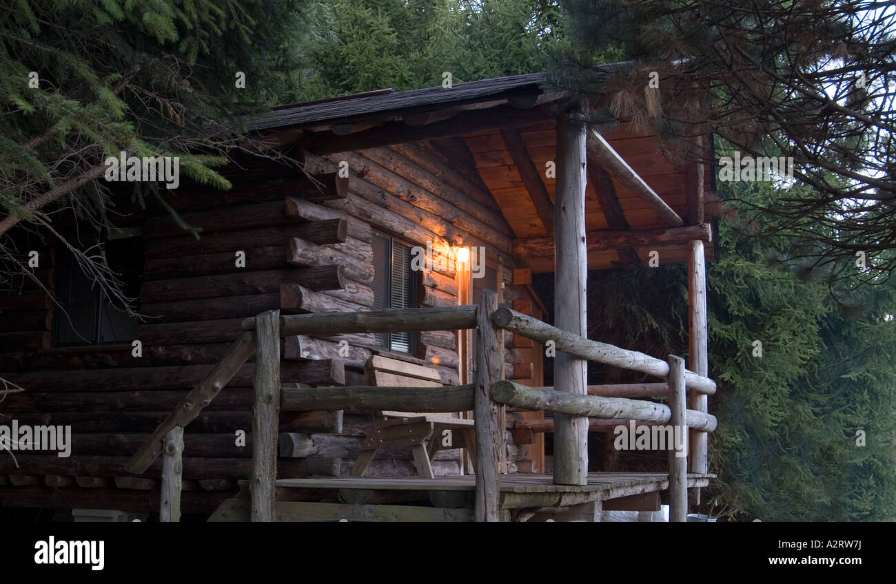Secluded Cabin In The Woods Stock Photos Secluded Cabin In The