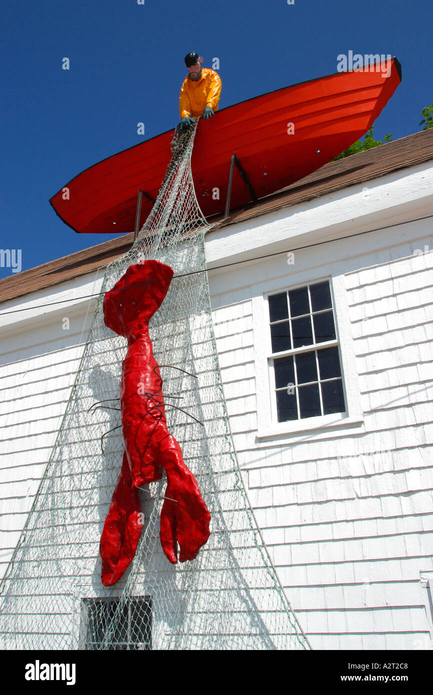 Lobster Restaurant on Cape Cod Wellfleet Massachusetts Stock Photo Alamy