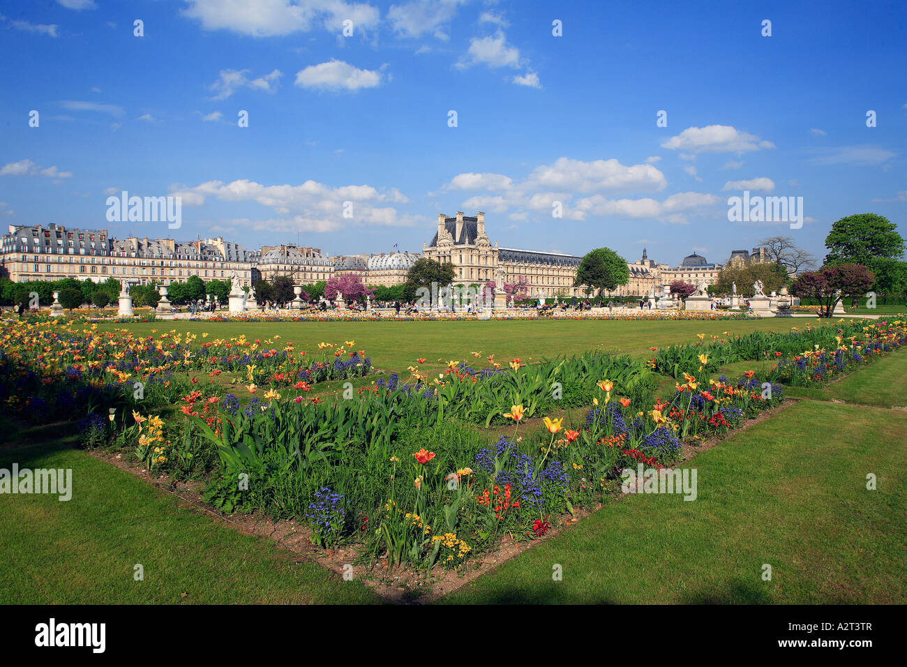France, Paris, Tuileries Garden Stock Photo