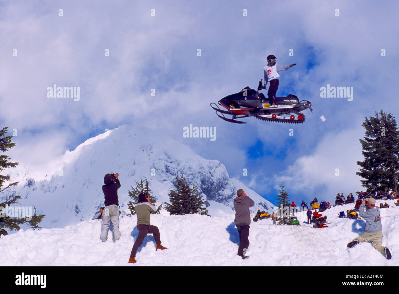 Snowmobile Competition, Garibaldi Provincial Park near Squamish, BC