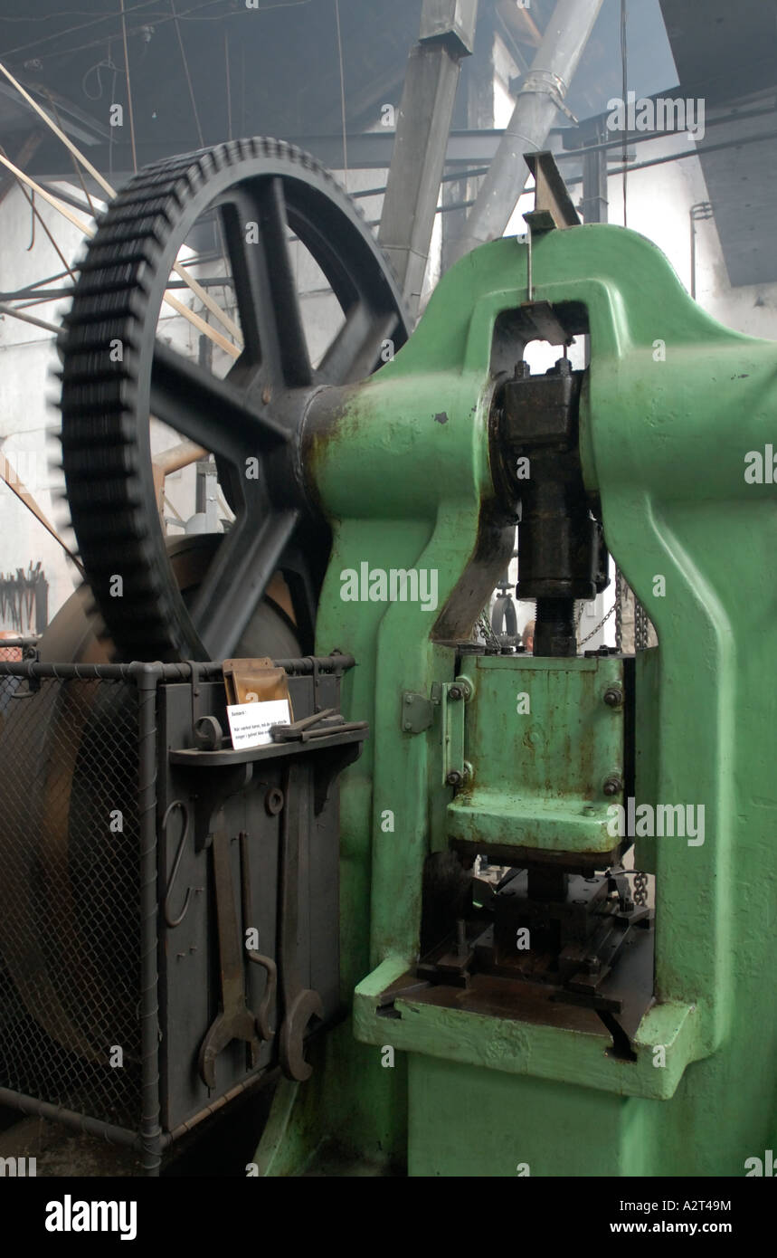 Hammer press at Godthaab Hammer work south of Aalborg, Denmark Stock ...