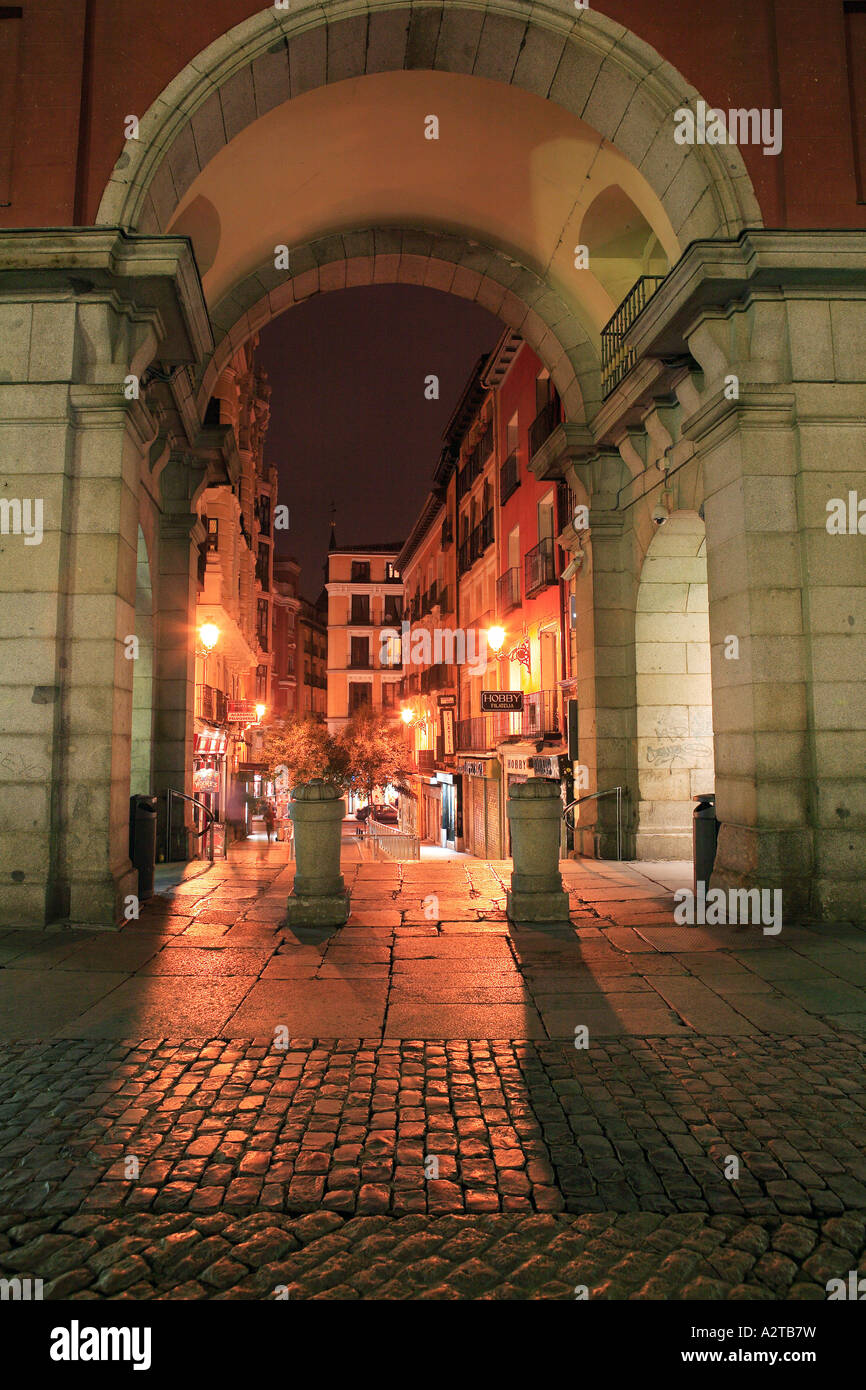 Plaza Mayor Madrid Arcade High Resolution Stock Photography and Images ...