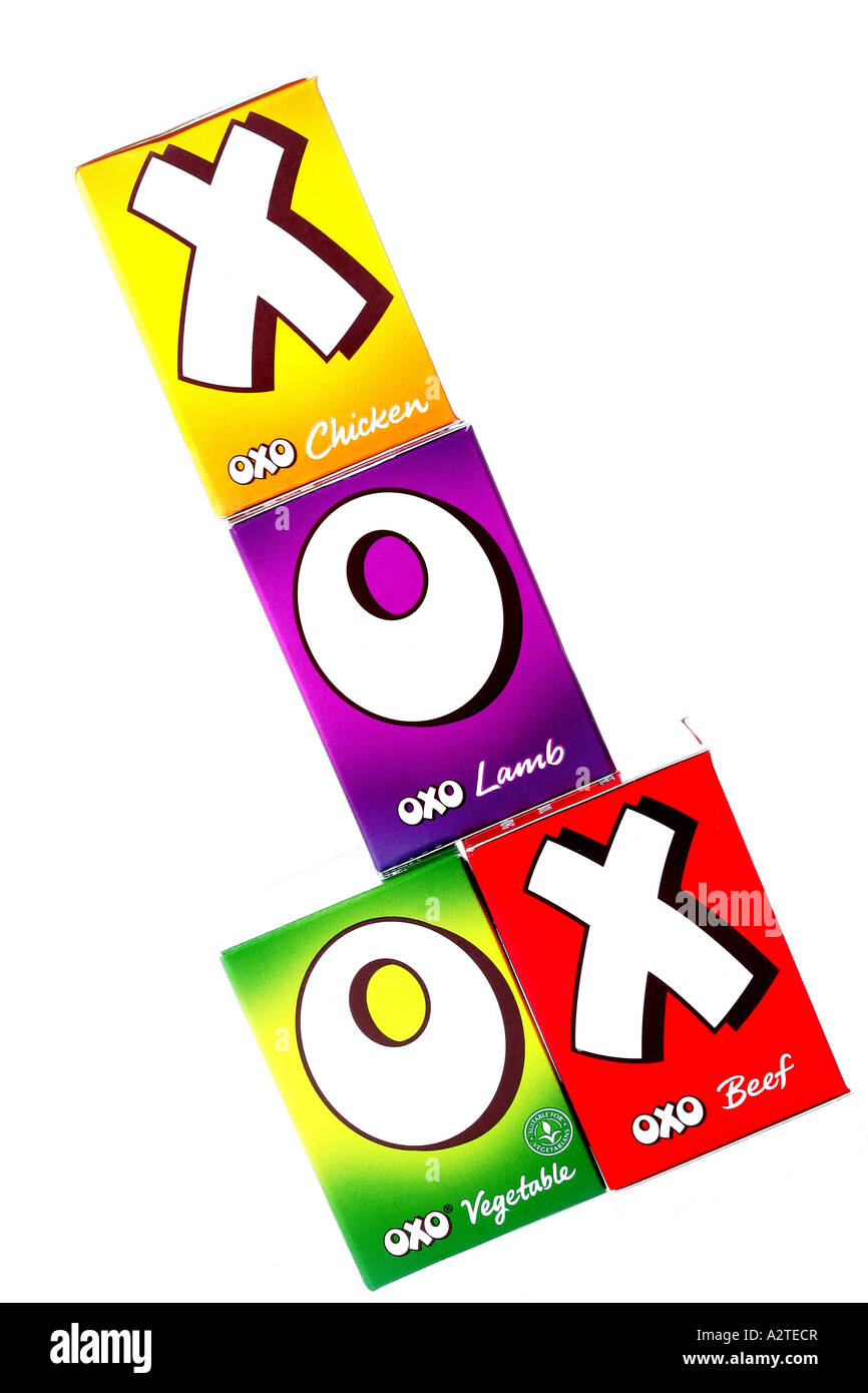 Oxo Stock Cubes Stock Photo Alamy