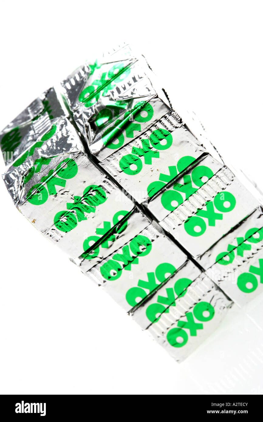 Oxo Stock Cubes Stock Photo Alamy