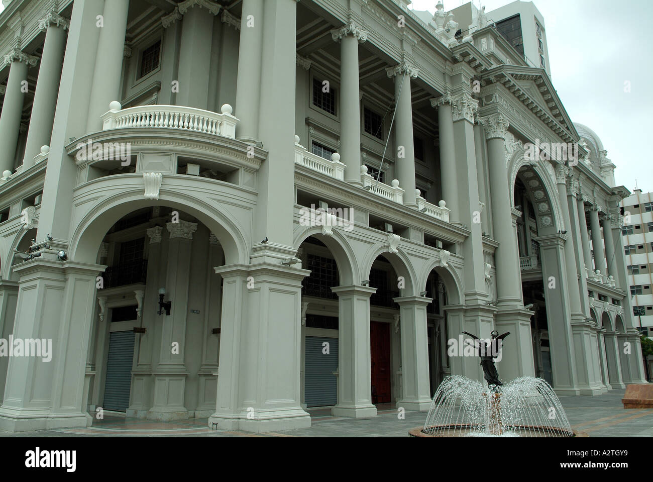 Typical colonial building in Guayaquil, Ecuador Stock Photo - Alamy