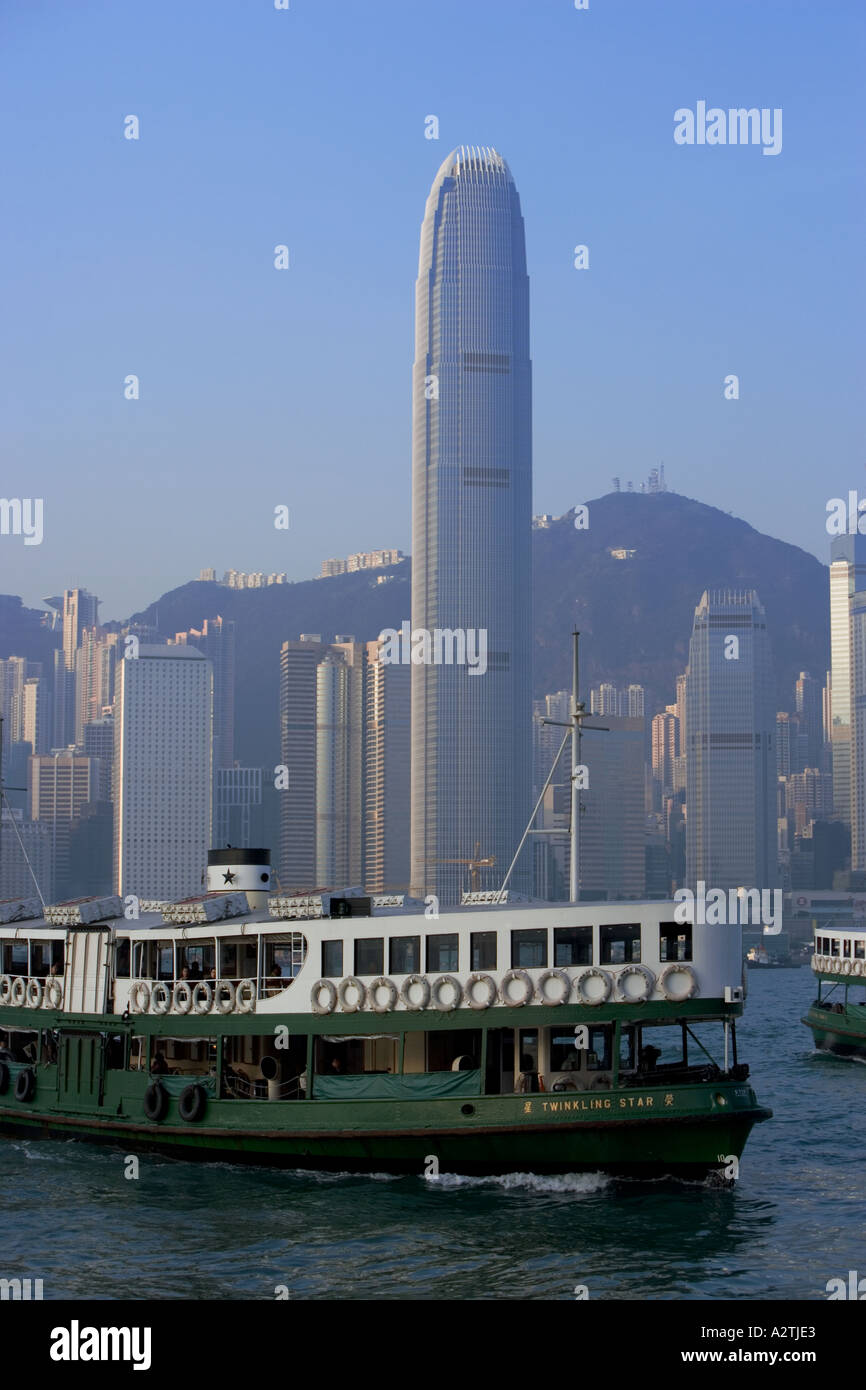 Star Ferry in Hong Kong Harbour China Stock Photo