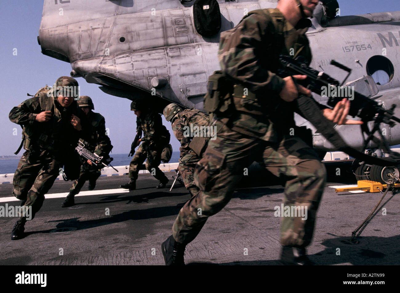 26th marine expedition unit preparation on board the uss saipan 2 93