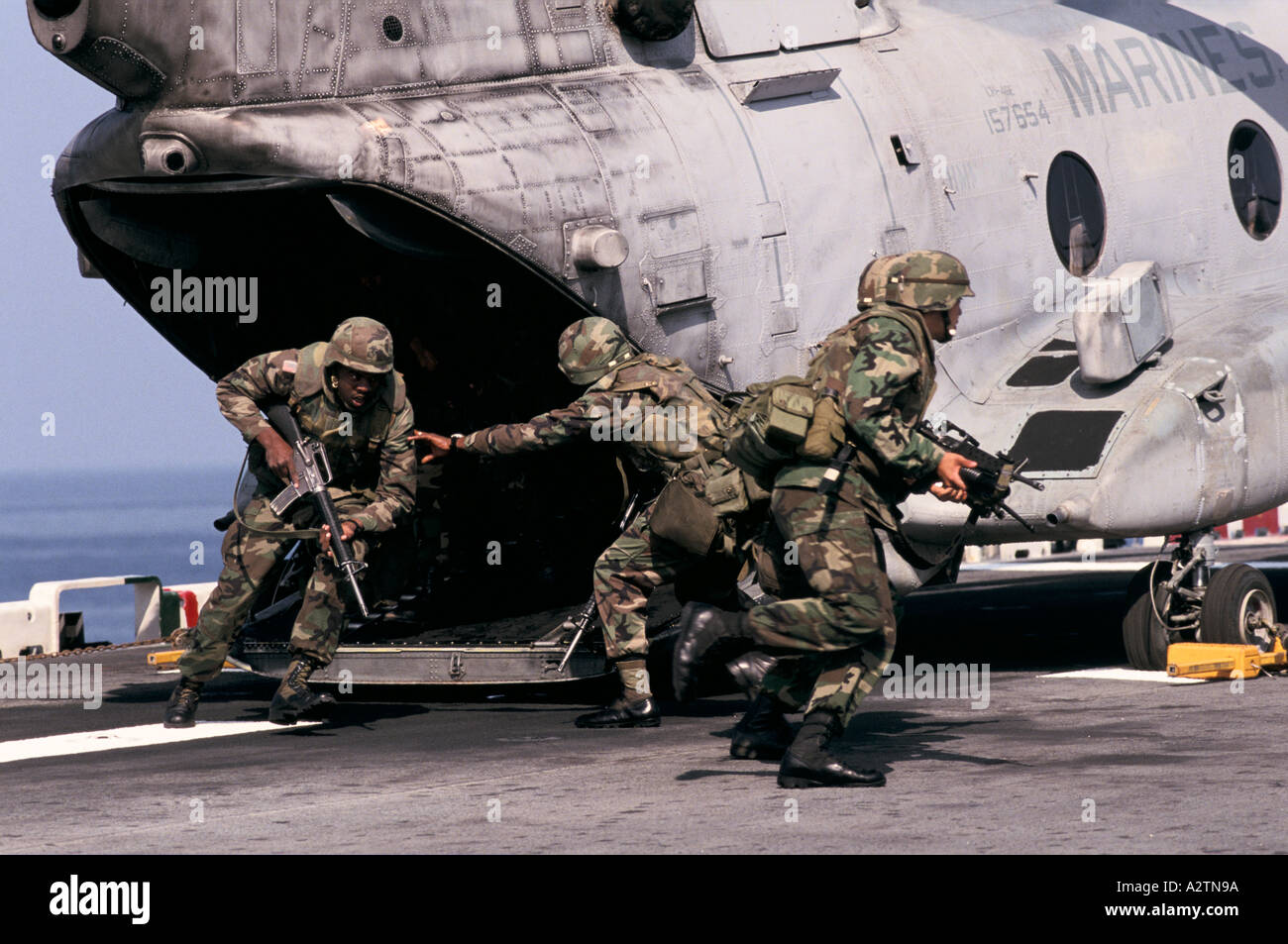 26th marine expedition unit preparation on board the uss saipan 2 93