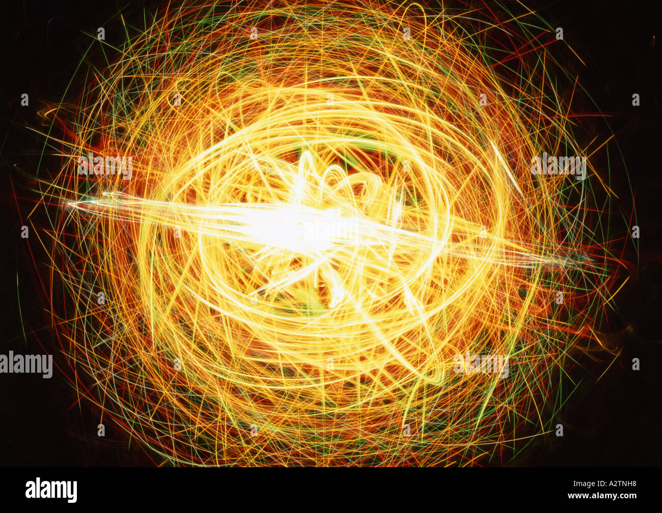 Torch Light Trails (Medium Format Stock Photo Alamy