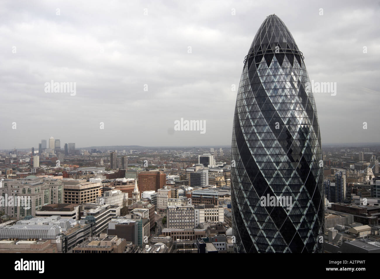 High level view down of xxx City of London EC2 England UK Stock Photo -  Alamy