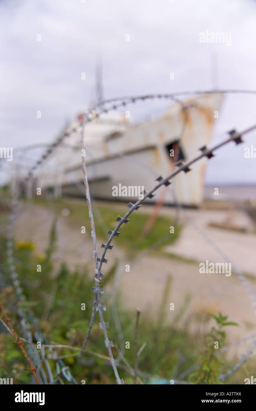 The Fun ship at Mostyn North Wales Stock Photo - Alamy