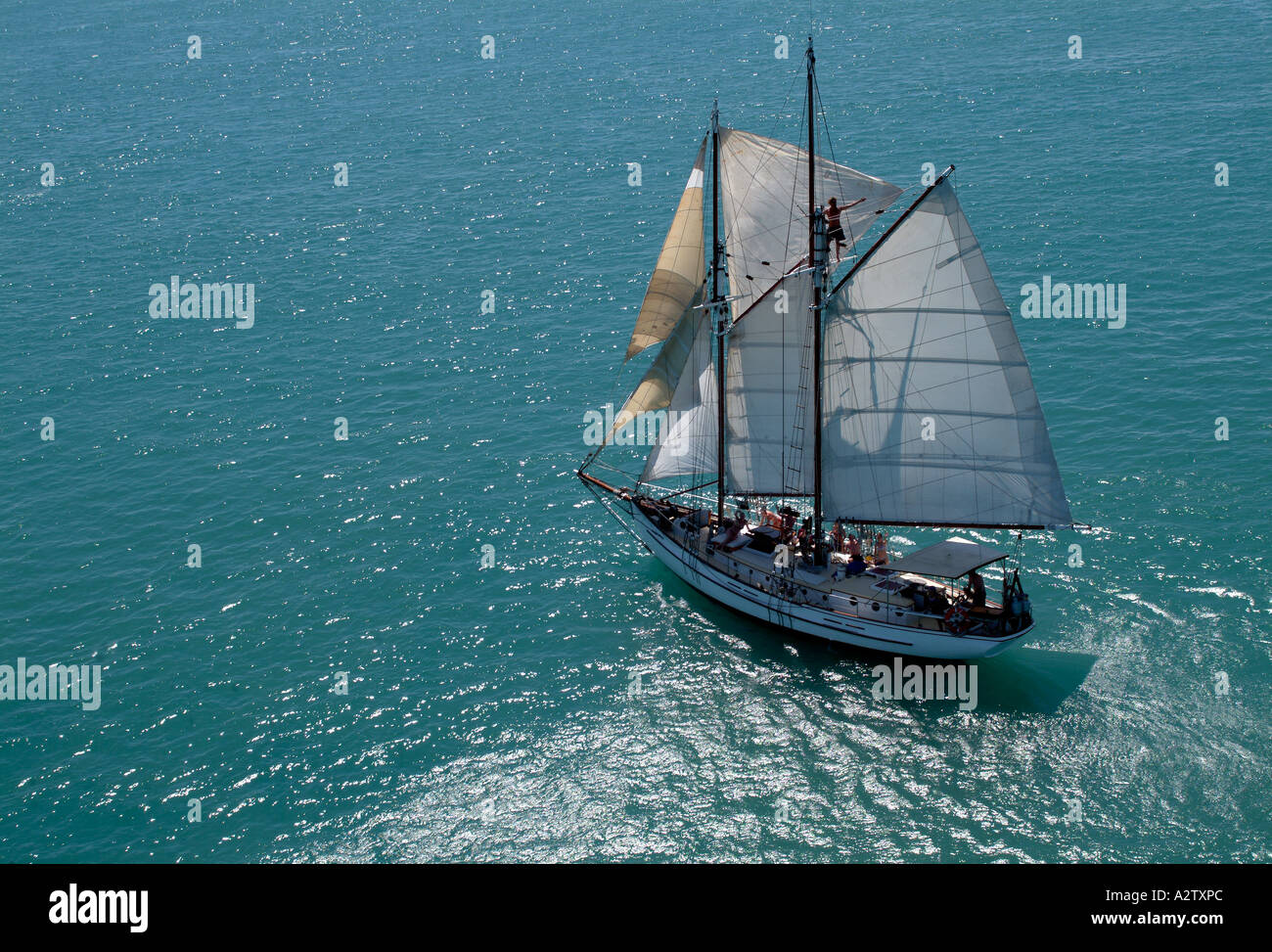 Sailing in the Whitsundays, Australia, photo by Bruce Miller Stock