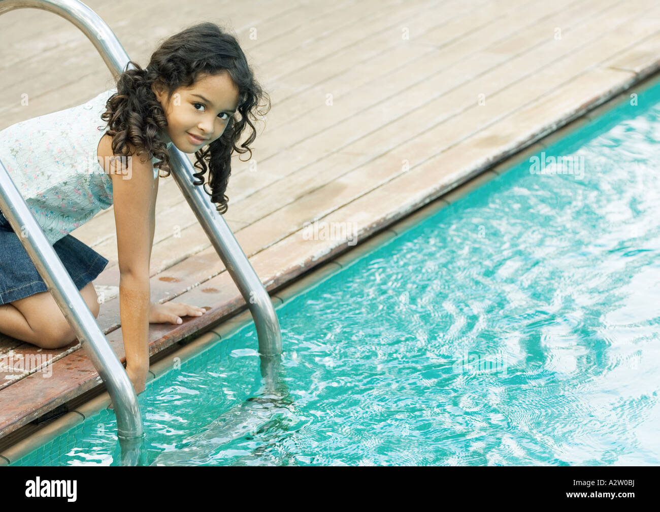 Pool Crounching Pool Ladder Overhead High Resolution Stock Photography and Images - Alamy