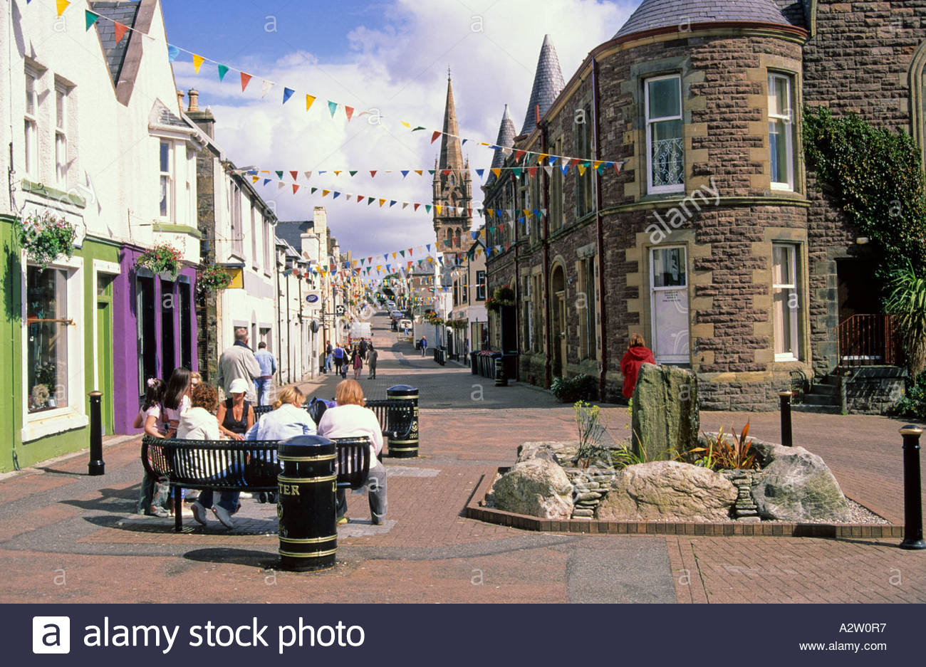 Stornoway Town Centre High Resolution Stock Photography and Images Alamy