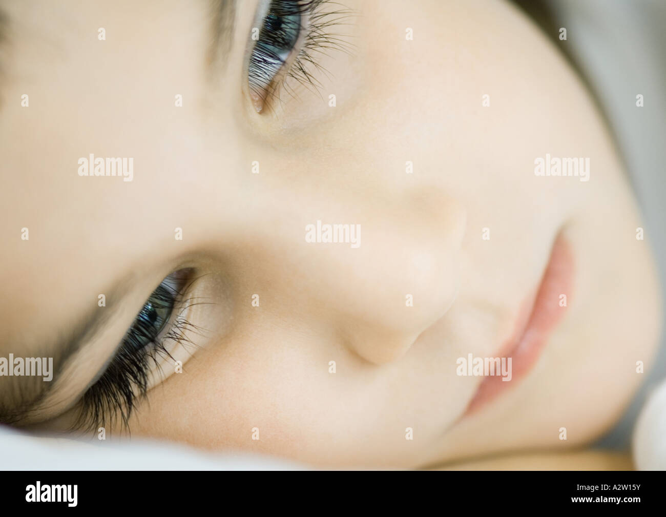Child's face, close-up Stock Photo - Alamy