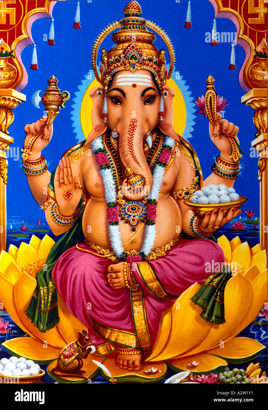 Lord Ganesh Elephant God Stock Photo - Alamy