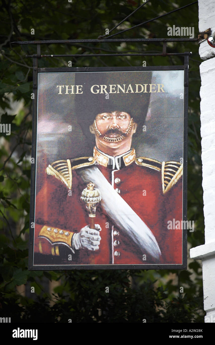 Grenadier pub sign hires stock photography and images Alamy