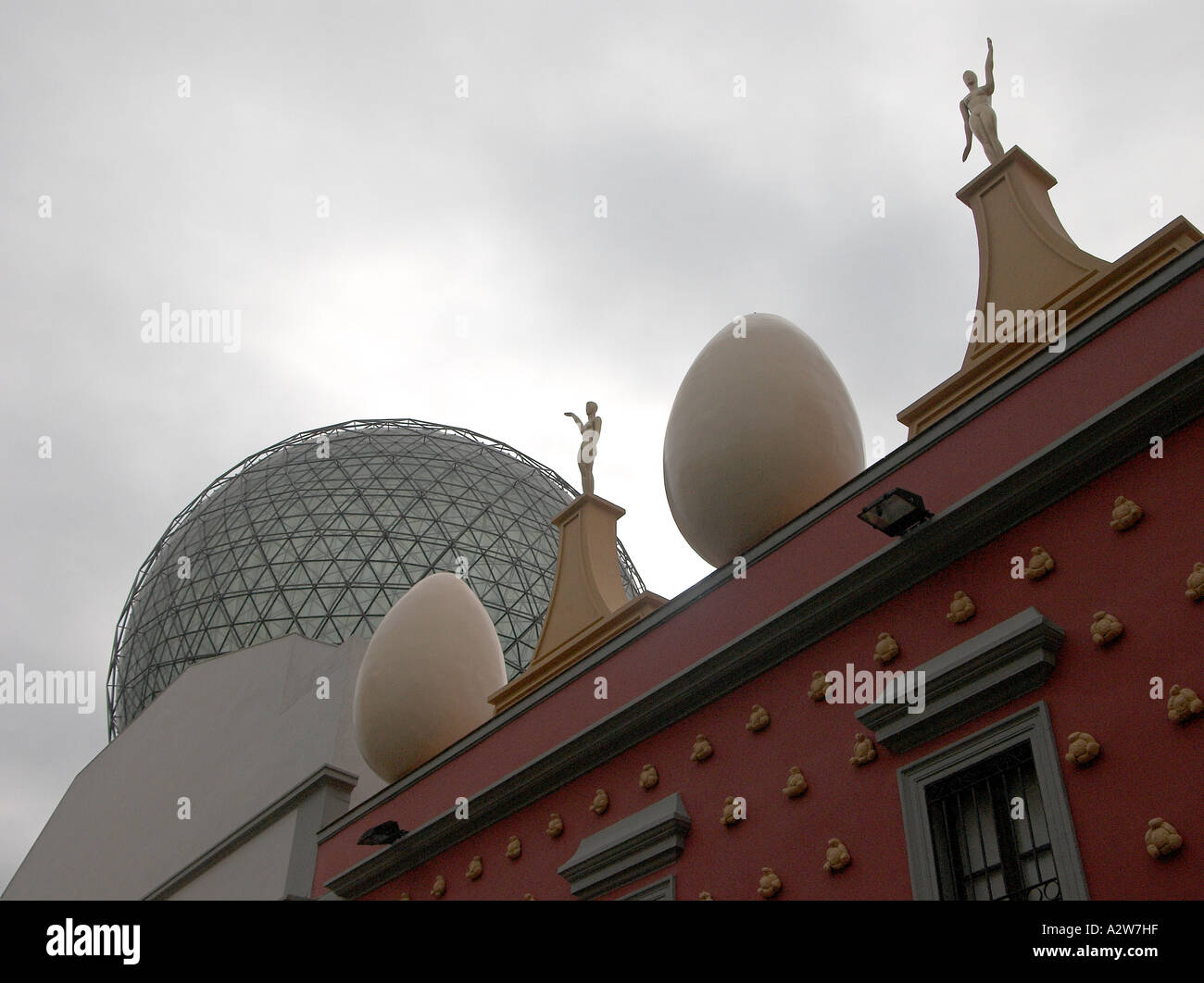 Exterior of the Salvador Dali Museum Barcelona Spain Stock Photo