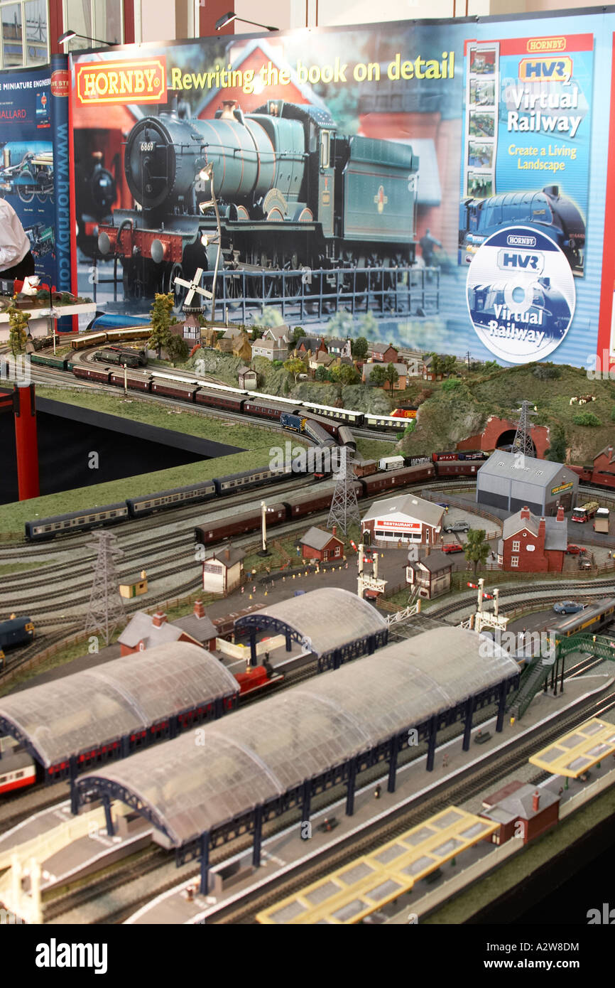 Hornby model railway in exhibition at Alexandra Palace Muswell Hill London N10 England Stock Photo