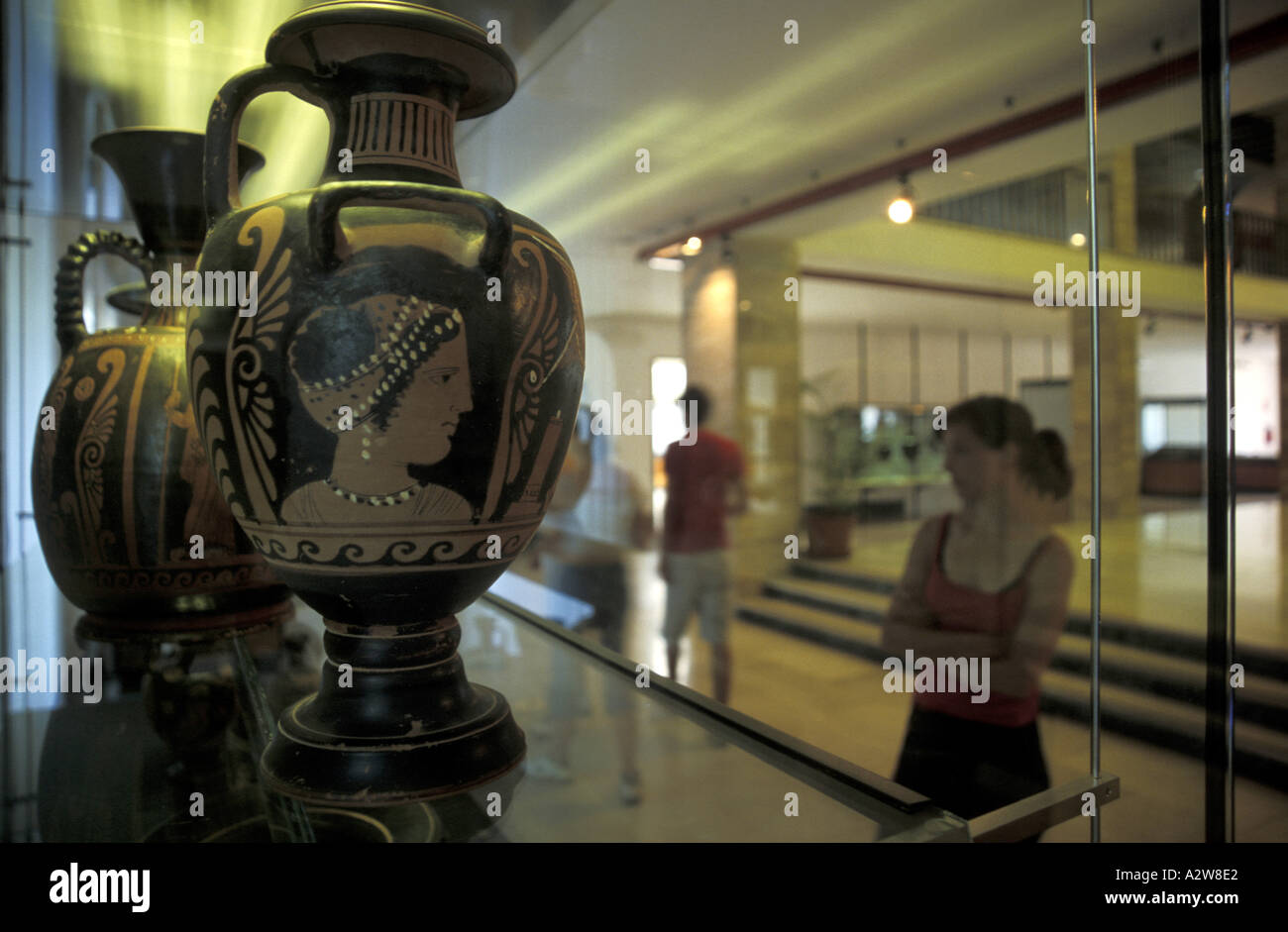 Paestum archaeological museum Stock Photo Alamy