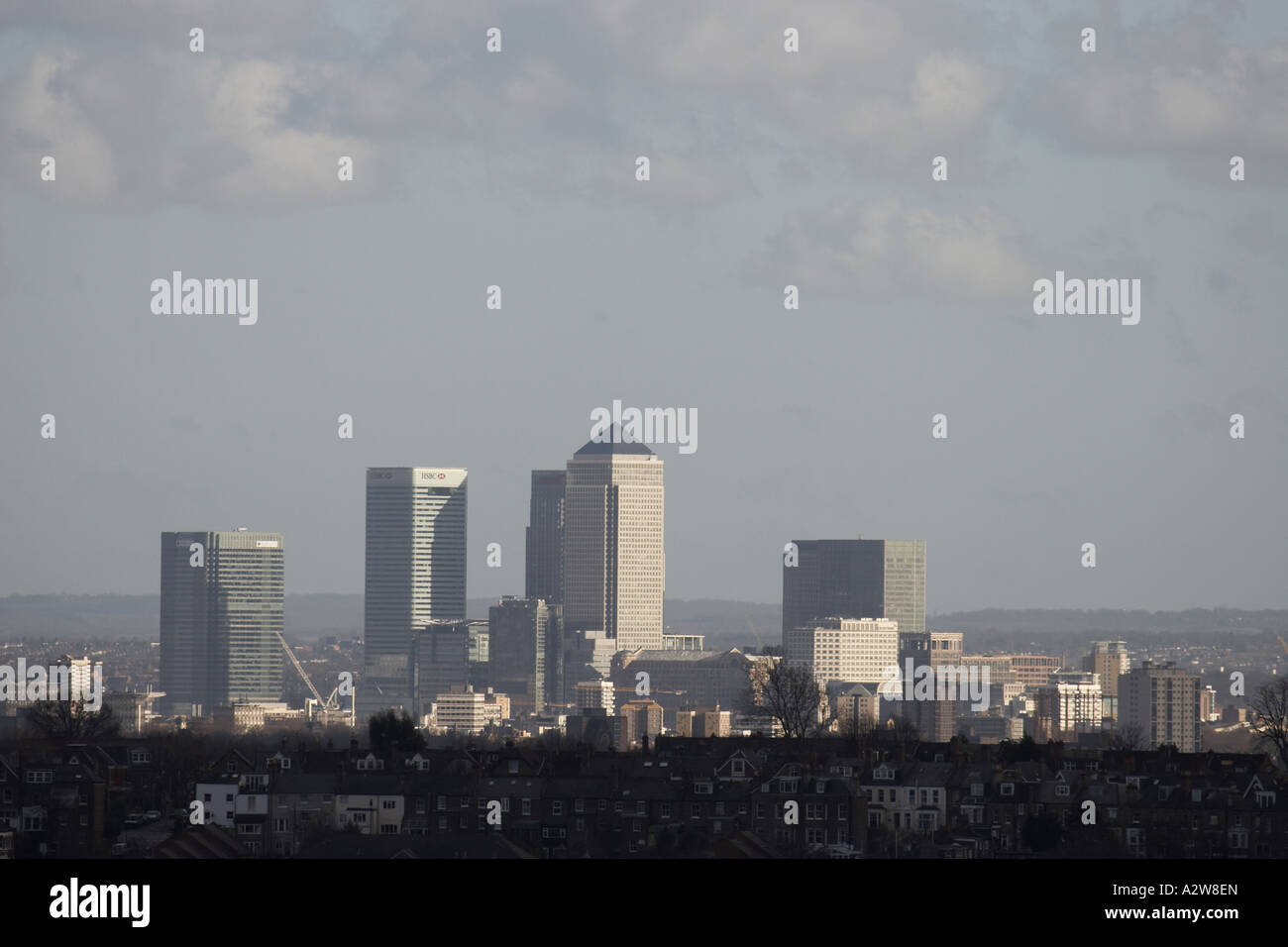Alexandra palace view canary wharf hi-res stock photography and images ...