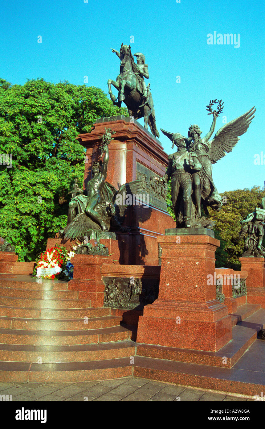 Stock Photo Monument of Jose de San Martin Buenos Aires Argentina Stock Photo