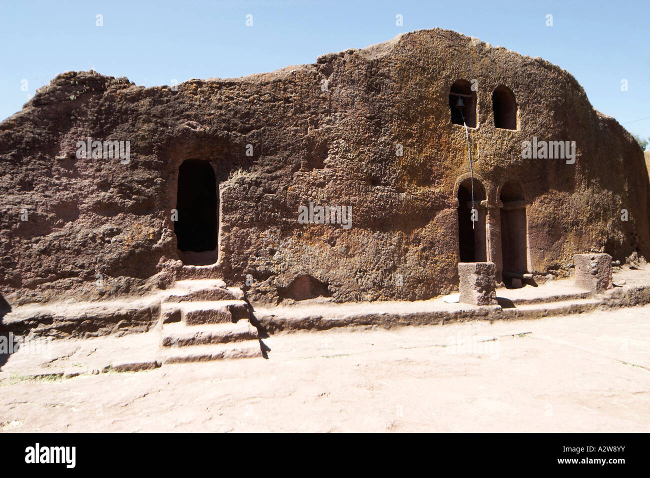 Tomb of Adam rock hewn church Lalibela Ethiopia Africa Stock Photo - Alamy