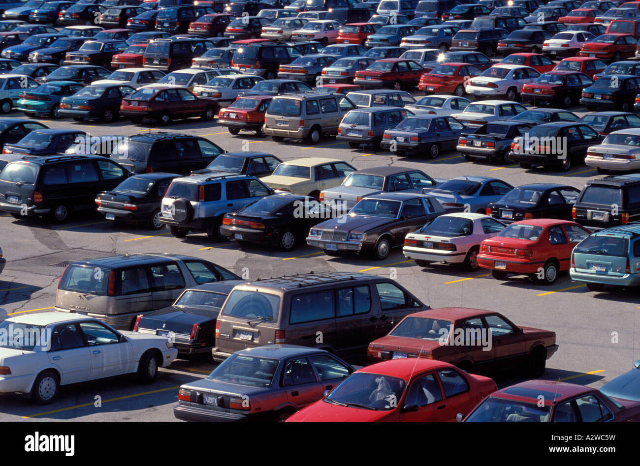 Canada Ontario Toronto parking lot Stock Photo Alamy